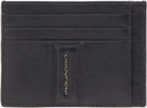Чехол для кредитных карт Piquadro Victor PP2762W143R/N, кожа натуральная, черный