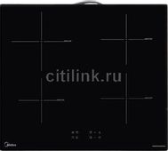 Индукционная варочная поверхность Midea MIH64103, стеклокерамика, черный