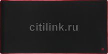 Коврик для мыши Defender Black Ultra (XXL) черный/красный, ткань, 900х450х3мм