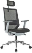 Кресло Бюрократ MC-G612N-H, сетка/ткань, до 135кг, черный