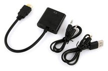 Переходник Buro HDMI-M-VGA-F-WUSB, HDMI (m) - VGA (f), 0.1м