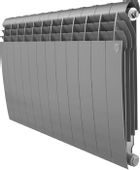 Радиатор биметаллический ROYAL THERMO BiLiner B 500, 12 секций, боковое подключение, серебристый