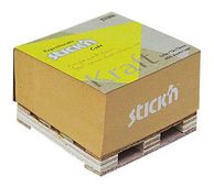 Блок самоклеящийся бумажный STICK`N 21816, 76x76, 400 л, коричневый