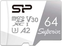 Карта памяти microSDXC UHS-I U3 Silicon Power Superior 64 ГБ
