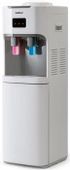 Кулер HOTFROST V115C, напольный, компрессорный, push - кран, белый/серый