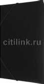 Упаковка папок на резинке Бюрократ ДеЛюкс DL510BLCK,  A4,  30мм корешок,  пластик,  0.7мм,  черный