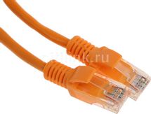 Патч-корд CABLEXPERT PP12-1.5M/O литой (molded), UTP, кат.5E, 1.5м, оранжевый