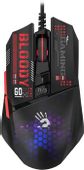 Мышь проводная A4TECH Bloody W60 Max Mini, USB, черный и рисунок