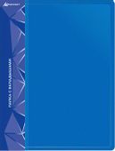 Папка Бюрократ -BPV80BLUE, 80шт вкладышей, A4, пластик, 0.8мм, синий