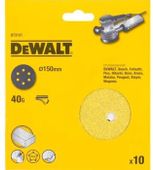 Круг шлифовальный 10 шт. DeWALT DT3121-QZ, 150мм, по дереву, металлу
