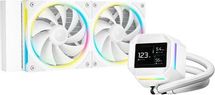 Система водяного охлаждения DeepCool LM240, LCD, 4-pin, ARGB, белый