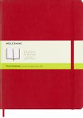 Блокнот Moleskine Classic Soft, 192стр, без разлиновки, мягкая обложка, красный