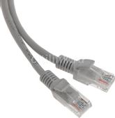Патч-корд CABLEXPERT PP12-5M литой (molded), UTP, кат.5E, 5м, серый