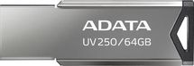 Флешка USB A-Data UV250 64ГБ, USB2.0, серебристый
