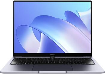 Ноутбук Huawei MateBook 14 KLVF-X 53013PET, 14", IPS, Intel Core i5 1240P, 12-ядерный, 16ГБ LPDDR4x, 512ГБ SSD,  Intel Iris Xe graphics, серый космос