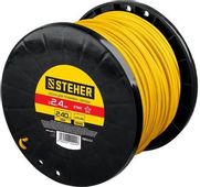 Леска для триммеров STEHER 75015-2.4, 2.4мм, 240м