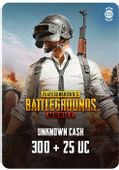 Пополнение игровой валюты PUBG MOBILE 300 + 25 UC,  регион: Россия, Весь мир