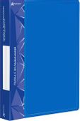 Папка Бюрократ -BPVN100BLUE, 100шт вкладышей, A4, пластик, 0.8мм, синий
