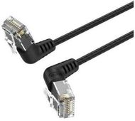 Кабель VENTION IBOBQ, RJ-45 (m) (угловой) - RJ-45 (m) (угловой), черный