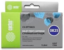 Картридж Cactus CS-EPT0825, светло-голубой