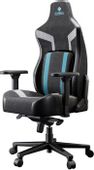 Кресло игровое EUREKA Phyton 2, ткань, до 125кг,  черно-синий