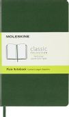 Блокнот Moleskine Classic,  192стр,  без разлиновки,  твердая обложка,  зеленый