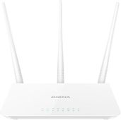 Wi-Fi роутер Digma DWR-N302, Wi-Fi 4, N300, 3 LAN, белый