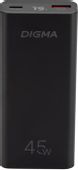 Внешний аккумулятор (Power Bank) Digma DGPF10E, 10000мAч, черный