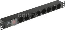 Блок распределения питания Hyperline SHE19-8SH-S-IEC