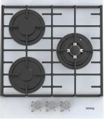 Газовая варочная панель Korting HGG 4825 CTW,  белый