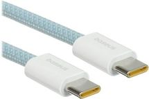 Кабель BASEUS P10381400311-01, USB Type-C (m) - USB Type-C (m), 2м, голубой