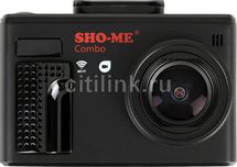 Видеорегистратор с радар-детектором Sho-Me Combo Note WiFi DUO, 1080p, сигнатурный