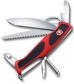 Складной нож Victorinox RangerGrip 78, функций: 12, 130мм, красный / черный