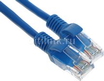 Патч-корд CABLEXPERT PP12-1.5M/B литой (molded), UTP, кат.5E, 1.5м, синий