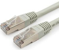 Патч-корд CABLEXPERT PP6-5M литой (molded), FTP, кат.6, 5м, серый