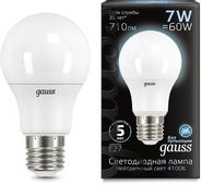 Упаковка ламп LED GAUSS E27, шар, 7Вт, 10 шт.