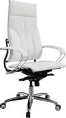 Кресло руководителя МЕТТА Move L1-10K - Infinity, экокожа, до 150кг, белый