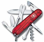 Складной нож Victorinox Climber, функций: 14, 91мм, красный полупрозрачный