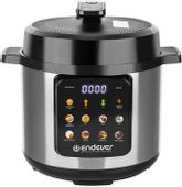 Мультиварка-скороварка Endever Vita-133, черный/стальной