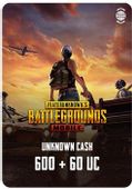 Пополнение игровой валюты PUBG MOBILE 600 + 60 UC,  регион: Россия, Весь мир