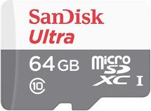 Карта памяти microSDXC UHS-I Sandisk Ultra 64 ГБ