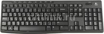 Клавиатура Logitech K270, беспроводная, мембранная, с гравировкой, черный/белый