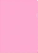 Папка-уголок Бюрократ Пастель -EPAST/PINK, A4, пластик, 0.18мм, розовый