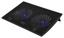 Подставка для ноутбука Digma D-NCP170-2H, 17", 390х270х25 мм, 2хUSB, вентиляторы 2 х 160 мм, 700г, черный