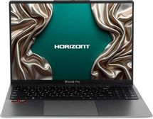 Ноутбук HORIZONT H-book 16 IPK2 (M74E5WG1), 16", IPS, AMD Ryzen 7 8845HS, 8-ядерный, 16ГБ DDR5, 1ТБ SSD, AMD Radeon 780M, серебристый