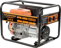 Бензиновый генератор CARVER PPG-6500 Builder, 220/12 В, 5.5кВт