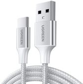 Кабель UGREEN US288, USB Type-C (m) - USB (m), 1.5м, серебристый