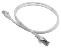 Патч-корд LanMaster вилка RJ-45, вилка RJ-45, кат.5E, LSZH, 1м, белый
