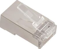 Коннектор LanMaster LAN-EZ45-8P8C/S5E-100 STP кат.5E RJ45 серебристый (упак.: 100шт)
