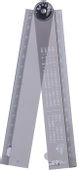 Линейка Deli EG01102, пластик, 30см, складная, прозрачный, пластиковый пакет с европодв.